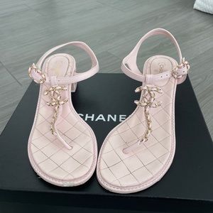 Chanel chain sandal - limited edition pale pink